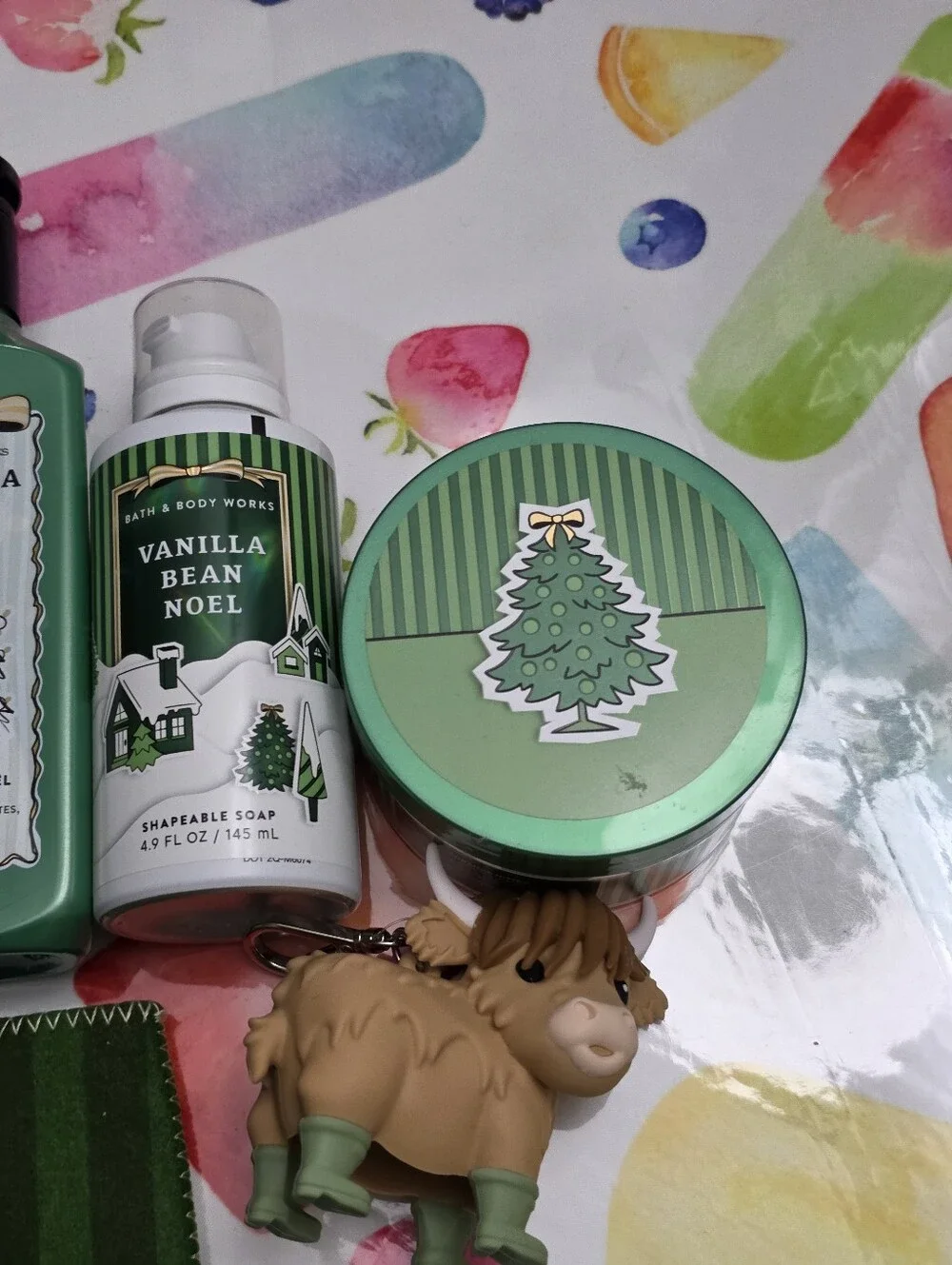 Bath & Body Works Vanilla Bean Noel Gift Set - Green Holiday Collection 9 Piece